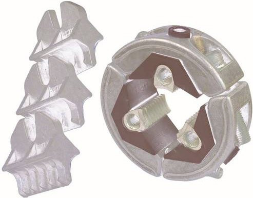 CellPack 126200 3-Le Abzweigklemme flexibel in Silber für 6-50mm² starr - Bild 1
