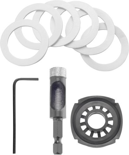 Connex Diamantbohrer mit Sechskant und Schaft-Ø: 6,35 mm in Schwarz - Bild 1