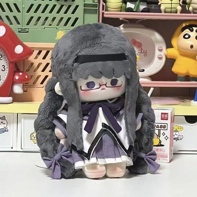 Yiran toy Akemi Homura Puella Magi Madoka Magica Plüsch, 20cm, ab 14 Jahren - Bild 1