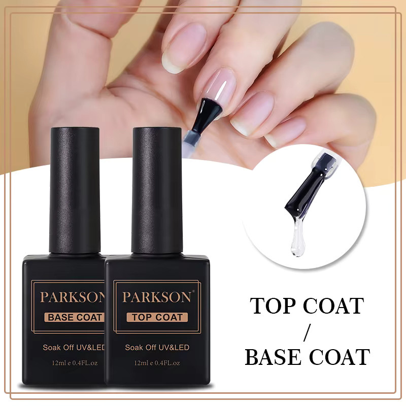 Parkson Diamond Nowipe Top Coat Peel-Off Base Coat Gel, 12 ml, Glänzend - Bild 2