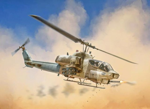 Italeri AH-1W Super Cobra, Fahrzeug, 1:72, Grau - Bild 1