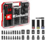Einhell KFZ Impact Stecknuss und Bit Set 32-teilig in Schwarz mit XL-Case und 1/2 Zoll Anschluss - Bild 2