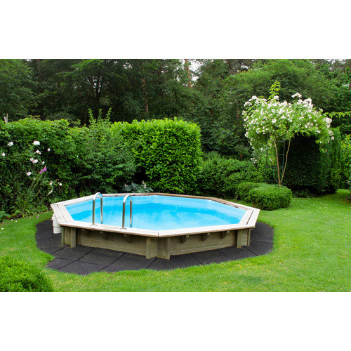 INTERLINE Schwimmbecken Java rund in Blau mit Filteranlage 6,0m3 Basis Set, B: 355 cm, H: 116 cm - Bild 3