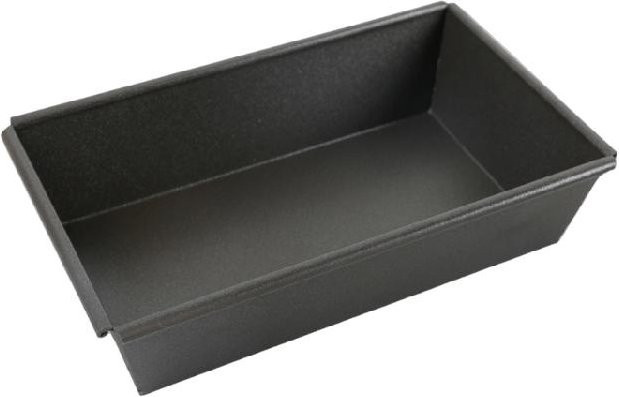 Cherish Eyes Pizzaform im Detroit Style aus Aluminium, Rechteckig, Schwarz beschichtet, Tiefe: 5 cm - Bild 1