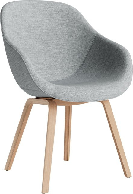 HAY About A Chair AAC 123 mit Eichenholz und grauem Stoff im skandinavischen Design - Bild 1