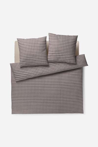 Bettwäsche JOOP! MESH in Stone aus Baumwolle und Viskose mit Reißverschluss und Flanell-Finish - Bild 2