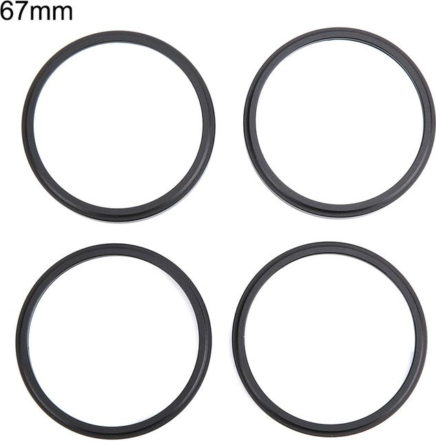3CZY Makro Objektivfilter-Set aus optischem Glas mit Vergrößerungsstufen +1, +2, +4, +10 in Schwarz, Durchmesser: 52 mm - Bild 1