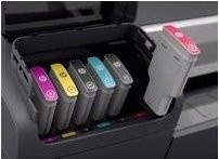 HP 745 Cyan Original DesignJet Tintenpatrone F9K03A - Bild 1