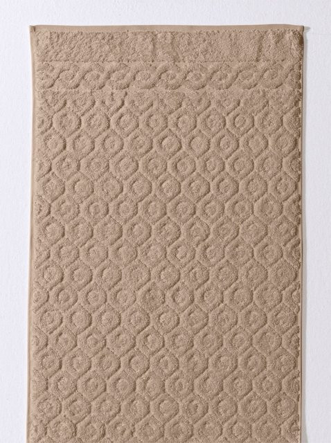 Ross Handtuch Set aus 100% Baumwolle in Beige, bestehend aus 2 Duschtüchern, 2 Badetüchern und 4 Waschlappen - Bild 1