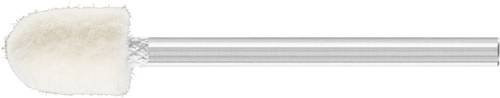 PFERD Filzpolierstifte mittelhart Walzenrundform Weiß Durchmesser: 8 mm, Schaft-Durchmesser: 3 mm, 10 Stück - Bild 1