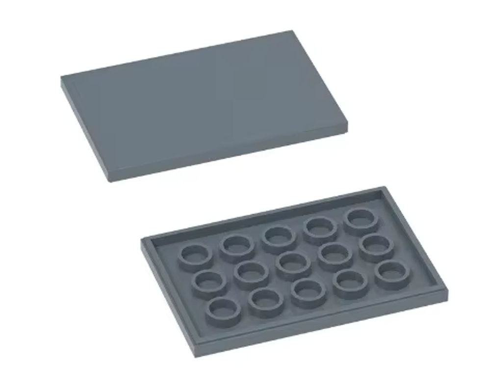Youe Shone Flachfliese 4x6 10-teiliges Set schwarz - Bild 2