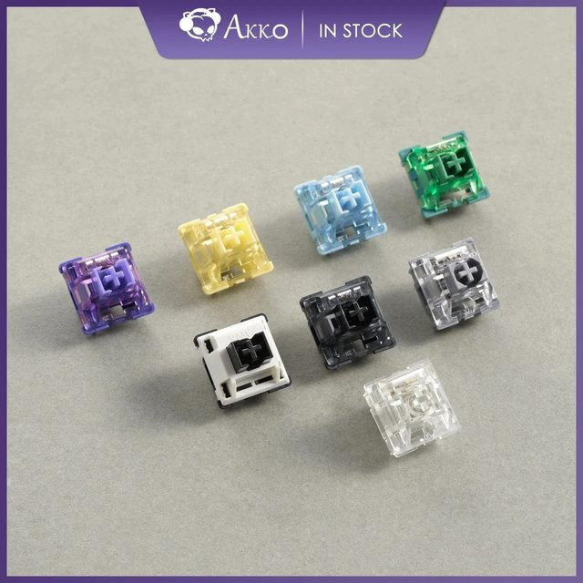 Akko V3 Pro Mechanische Tastatur-Schalter Set, 45 Stück, Tactile oder Linear, Multicolor, kompatibel mit Outemu, Gateron und Cherry MX - Bild 1