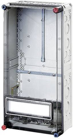 Hensel Verteilungskasten Mi 2420 aus Kunststoff in Transparent, B/H/T: 30,0 x 60,0 x 18,5 cm - Bild 1
