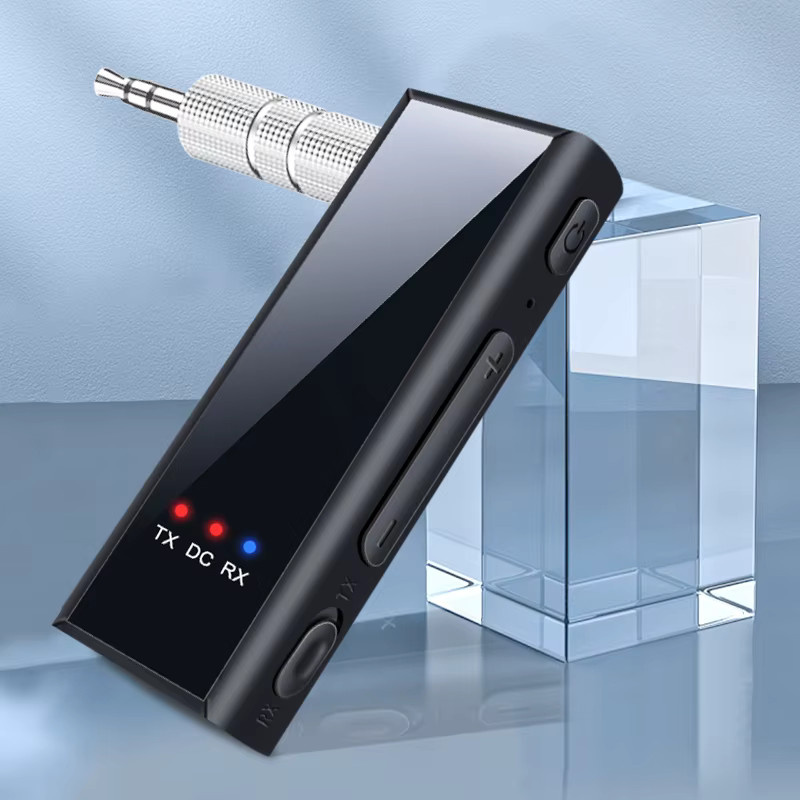 Kebidu Bluetooth 5.4 Audio-Receiver und Sender in Schwarz mit 3,5 mm AUX-Buchse und USB für Stereo-Musik und Freisprechanlagen an TV, PC oder im Auto - Bild 6