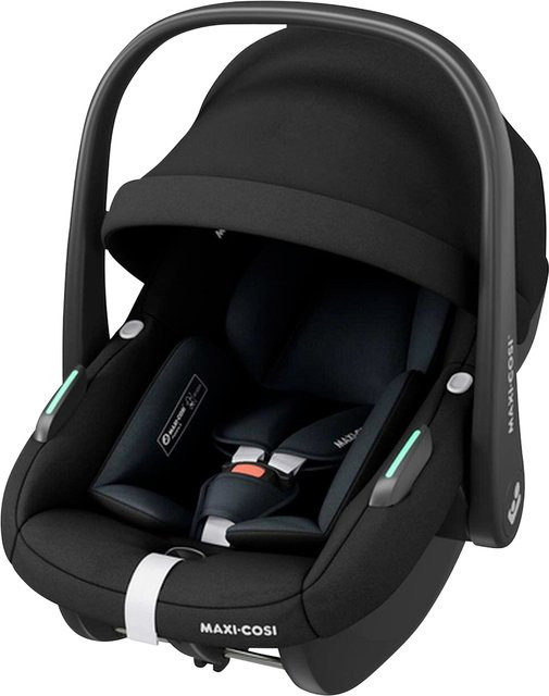 Maxi-Cosi Babyschale Pebble S in Schwarz mit verstellbarem Griff und i-Size Zertifizierung - Bild 1