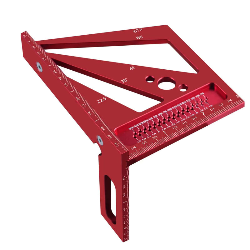 GDART 3D-Anreißnadel aus Aluminium mit T-Typ-Winkelmesser für die Holzbearbeitung, quadratischer Winkelmesser mit 22,5/30/45/60/67,5/90 Grad - Bild 4