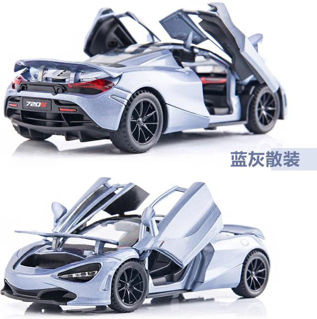 Linyi toy car McLaren 720S Modellauto, 1:32, Metall, Blau, ab 18 Jahre - Bild 1