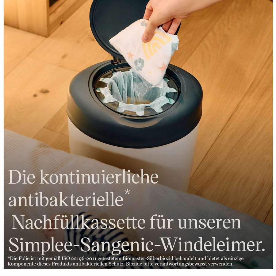 Tommee Tippe Simplee Sangenic Nachfüllkassetten Twist, Weiß, 6er Pack - Bild 1