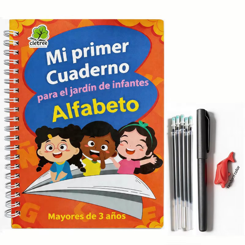 BOHY Spanisches Alphabet-Schreibübungsheft und Kalligrafie-Übungsset für Kinder in Mehrfarbig - Bild 1