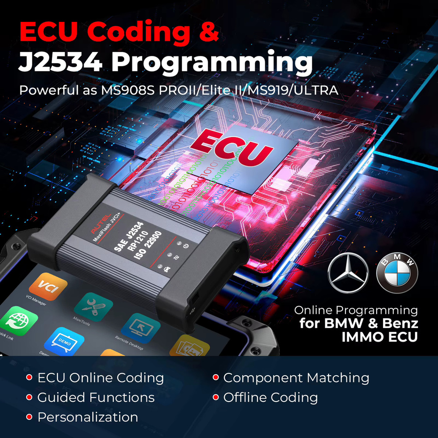 Autel MaxiIM IM608 II Schlüsselprogrammierer und Diagnose-Scanner mit OBD2, Bluetooth, WiFi und DoIP für alle Fahrzeuge - Bild 3