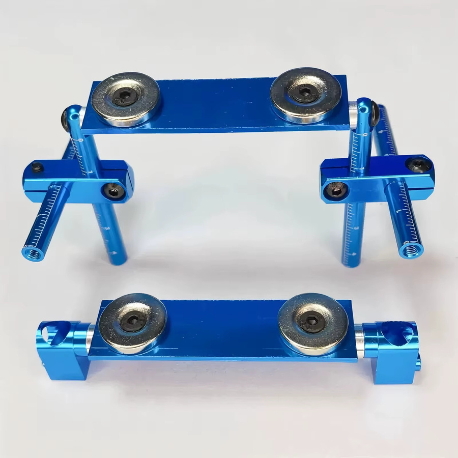 Tamiya Aluminium-Magnet-Halterung, Zubehör, Metall - Bild 2