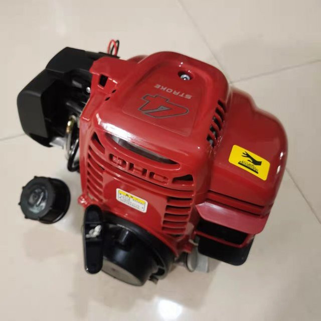 KOTUMY Multitool Benzin Rasentrimmer mit 4-Takt GX35 Motor in Rot - Bild 1