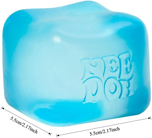 Needoh Nice Ice Baby Fidget Cube Set, 4er-Pack, olivgrün - Bild 1