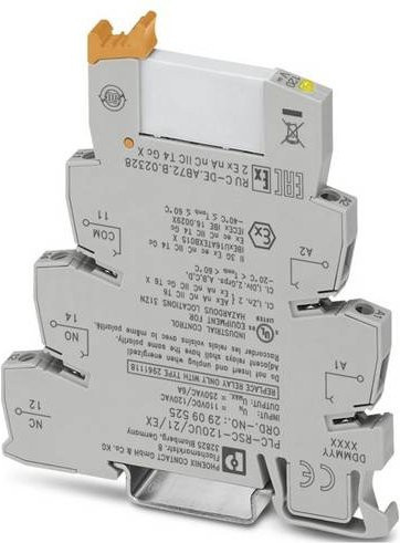 Phoenix Contact PLC-RSC-120UC/21/EX Relaismodul mit 1 Wechsler in Grau, 10 Stück - Bild 1