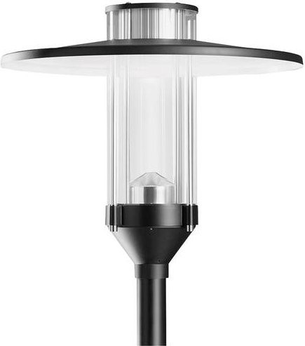 Trilux LED-Aufsatzleuchte Gartenlaterne in Weiß mit modernem Design und kühlem Weißlicht - Bild 1