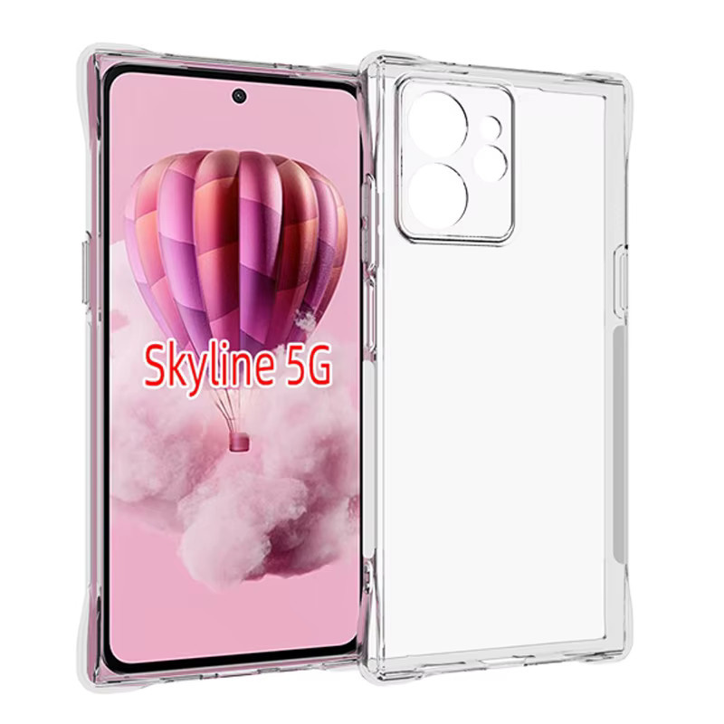 Stoßfeste Silikon Schutzhülle für HMD Skyline 5G TA-1600 in Transparent - Bild 2