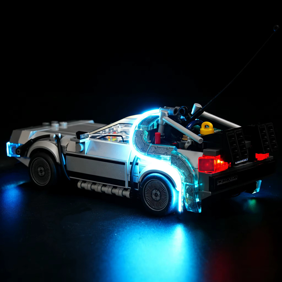 LEGO Speed Champions Zeitmaschine, LED-Licht, dekorative Lampe, mit Batteriefach - Bild 3
