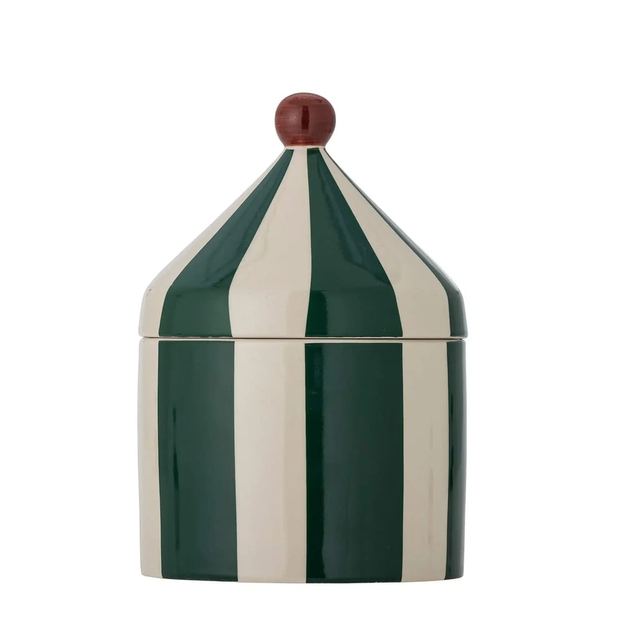 Bloomingville Mini Keramiktopf Cimmi mit Deckel in Grün, Höhe: 25 cm - Bild 1
