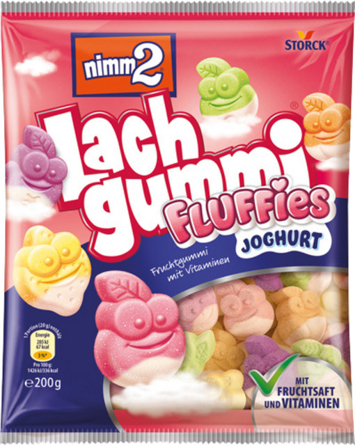 Storck nimm2 Fluffies Lachgummi Joghurt 200 g - Bild 1