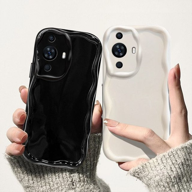 Transparente TPU Wellen-Softcase Schutzhülle für Huawei Nova 11 und Nova 12S (Modelle FOA-AL00, FOA-LX9) - Bild 1