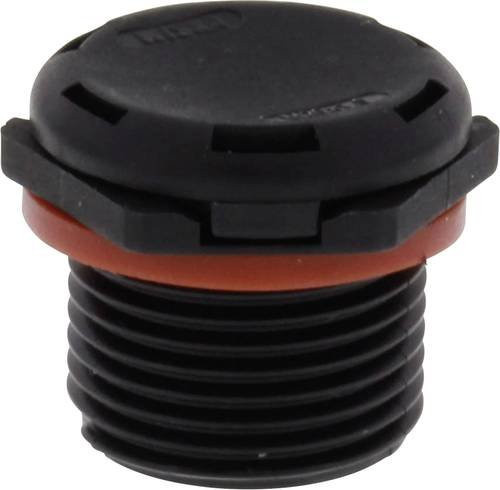 Wiska EVPS-L 20 HF Verschlussschraube schlagfest aus Nylon in Schwarz RAL 9005, M20, 10 Stück - Bild 1