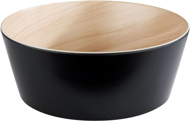 APS Schale FRIDA Melamin rund in Beige/Schwarz mit 3400 ml, Durchmesser: 26,5 cm, Höhe: 10,5 cm - Bild 1