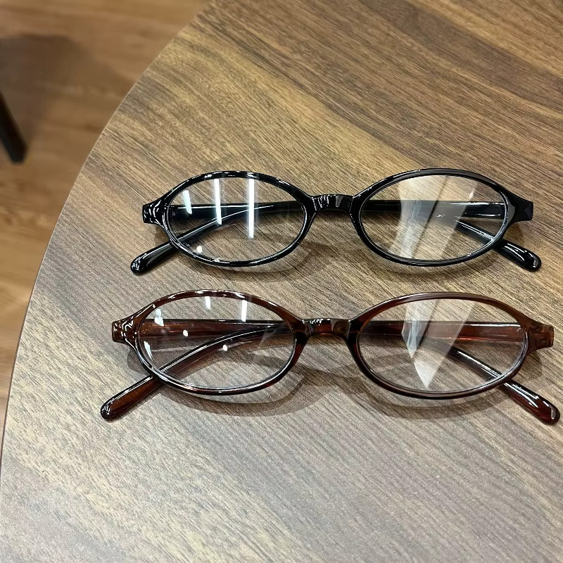 DIXSG Korrektionsbrille Kinder, Oval, Vollrand, Rot Grün, Kunststoff, Blaulichtfilter - Bild 2