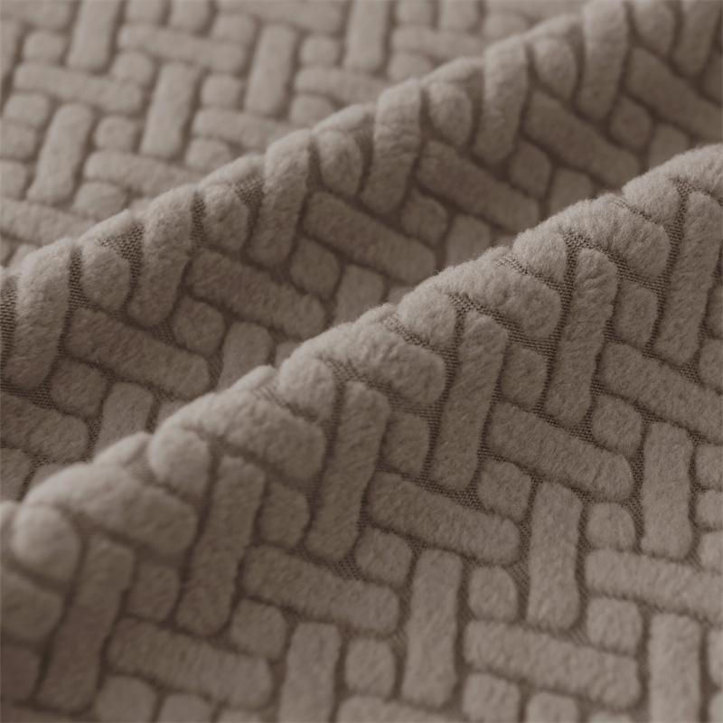 Bestbags Jacquard Hockerbezug für rechteckige Fußhocker, elastisch und strapazierfähig, Pink - Bild 3