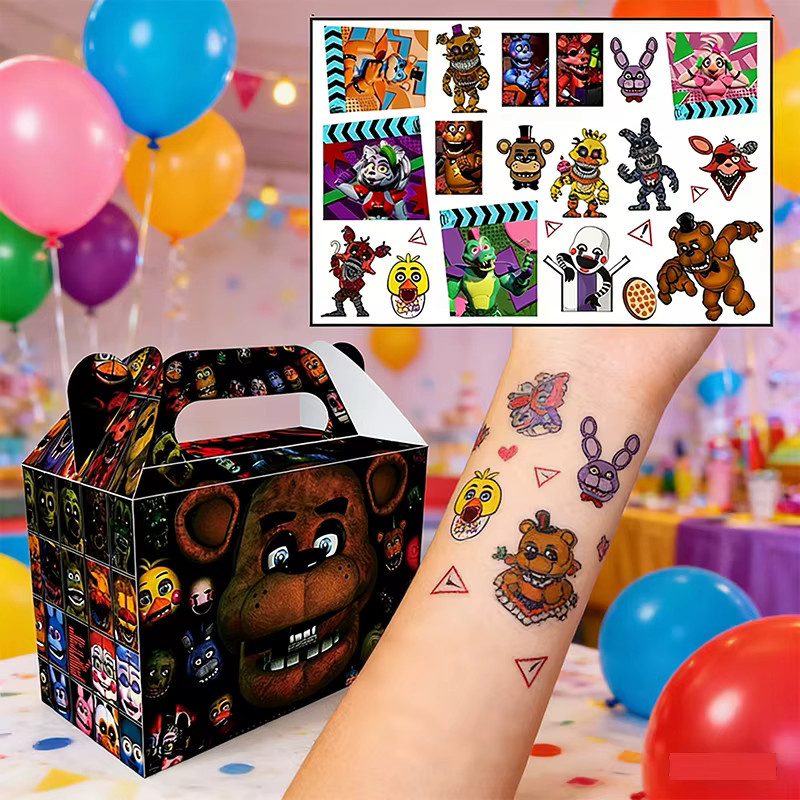 Five Nights at Freddy's Cartoon-Figuren, Boxen-Kombination, Geburtstagsparty-Zubehör-Set - Bild 2
