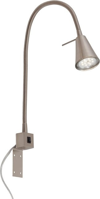 Briloner LED Wandleuchte Tuso Schwenkbar in Matt-Nickel mit Warmweißem Licht, Höhe: 40,3 cm, Tiefe: 21,7 cm - Bild 1