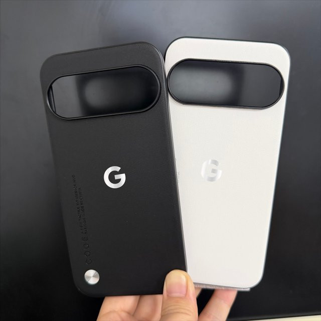 Schlanke PU-Leder-Handyhülle für Google Pixel 11 10 9 8 7 6 A Pro XL in Schwarz und Gelb mit Kameraschutz - Bild 1
