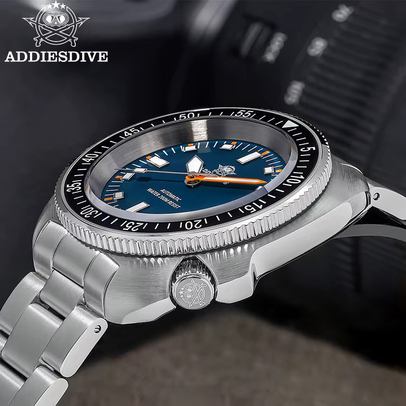 ADDIESDIVE Armbanduhr, Automatik, Edelstahl, Saphirglas, Blau, Herren - Bild 4