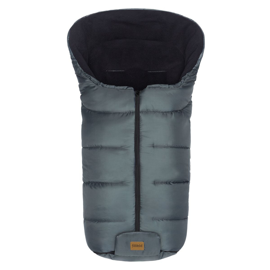 Fillikid Fleece-Fußsack Eco Big für Buggy, Sport- und Kinderwagen, Dunkelgrau - Bild 1