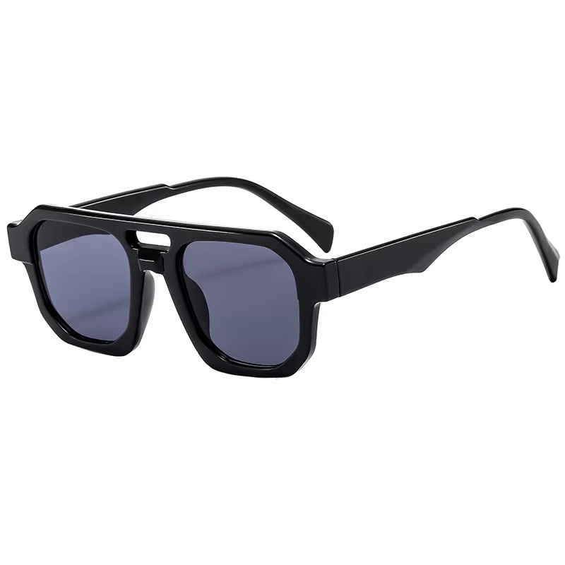Ah-Mee Aviator Sonnenbrille, Vollrand, Plastic, Unisex - Bild 2