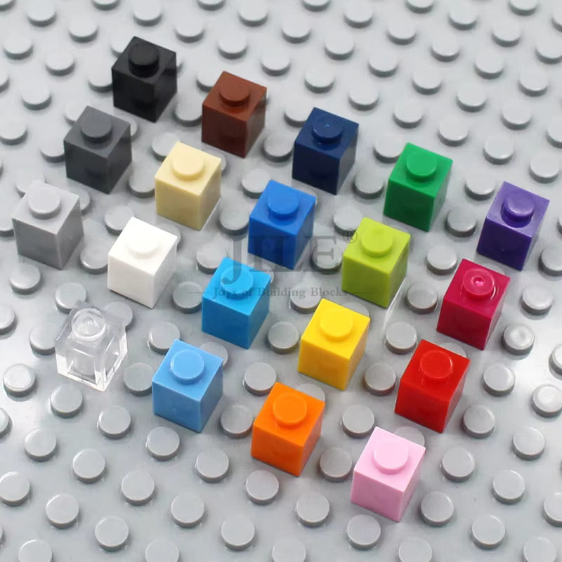 jile MOC 3005 Bausteine Ziegel, 200-teiliges Set, Kunststoff, Schwarz, Bunt / Mehrfarbig - Bild 4