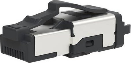 Metz Connect C6A RJ45 Field Plug Ultra Short Ethernet LAN Stecker in Schwarz - Bild 1
