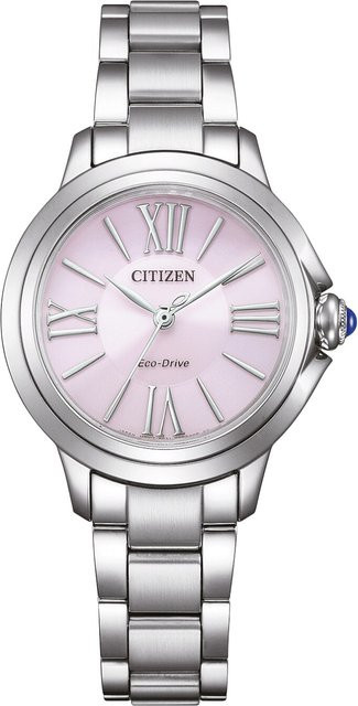 Citizen Armbanduhr, Solar, Edelstahl, Pink, 30 mm, Damen - Bild 1