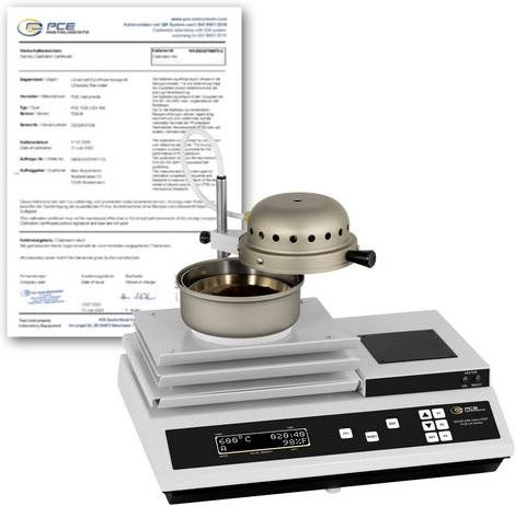 PCE Instruments Feuchtebestimmerwaage PCE-UX 3011HQ-ICA in Weiß mit ISO-Zertifikat, 200g und bis 600°C - Bild 1