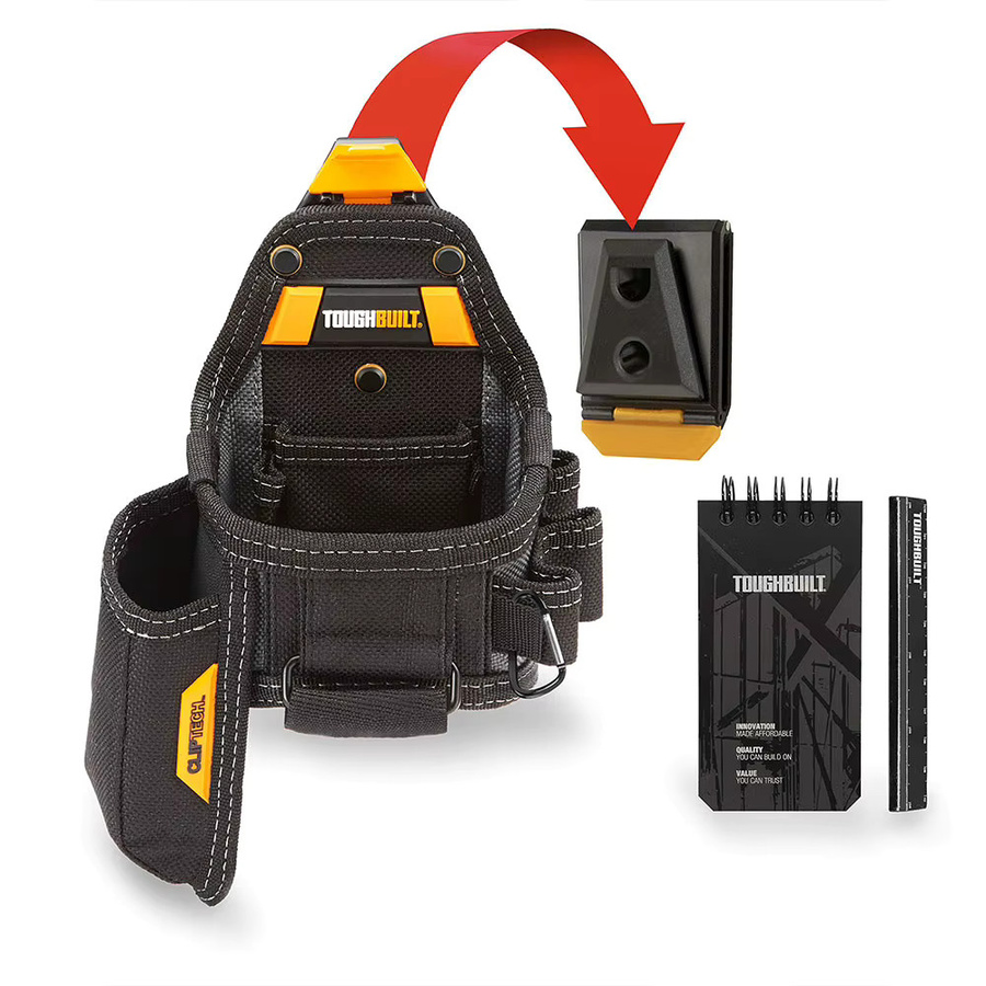 Toughbuilt ClipTech Hub 7-Fach-Profi-Tasche mit Notebook-, Stift- und Messeraufbewahrung in robuster 6-Schicht-Konstruktion - Bild 6