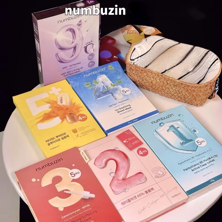 Numbuzin Nr.5+ Vitamin Nr.9 NAD Bio Lift Maske, Kollagen, Gesicht - Bild 1